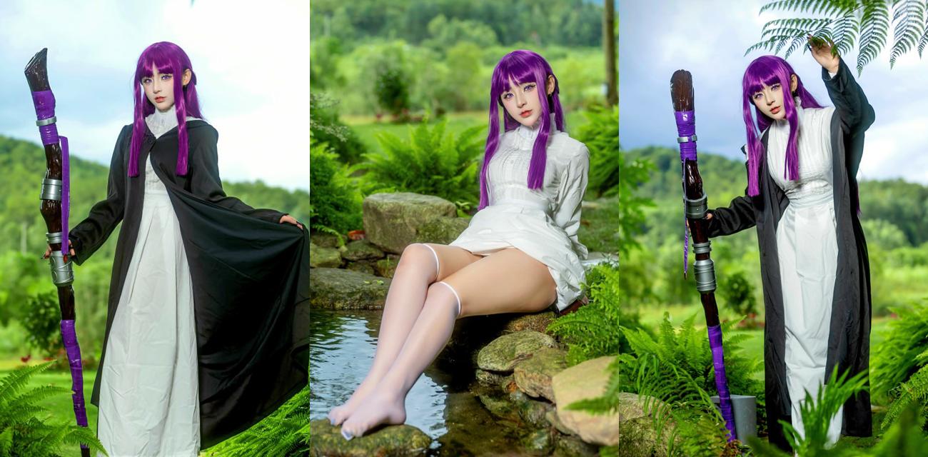 高颜值福利姬【虞姬yuumeilyn】完美身材cos菲伦，粉嫩大奶揉捏成团完美侧颜口交爽翻天